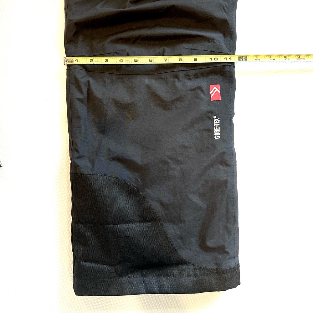 Alpine Pants Gore-Tex Ski ⛷️ Snowboard 🏂 Snow Black Cargo Elastic Adj Waist EUC - Picture 9 of 10